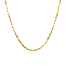 Load image into Gallery viewer, 14k Yellow Gold Classic Box Chain 1.4mm