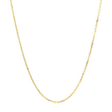 Load image into Gallery viewer, 18k Yellow Gold Cable Chain 1.1mm