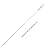 Sterling Silver 1.4mm Diamond Cut Rope Style Chain thumbnail 2