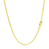 14k Yellow Gold Lumina Pendant Chain 1.0mm thumbnail 4