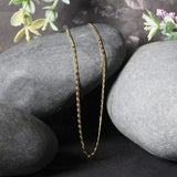 14k Yellow Gold Lumina Pendant Chain 1.0mm thumbnail 5
