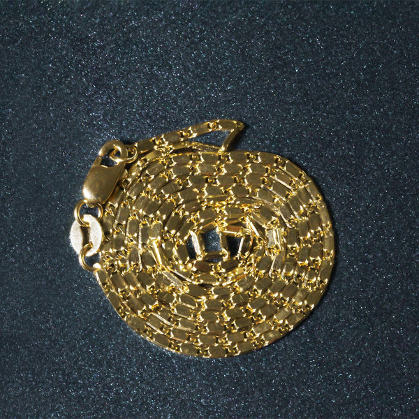 14k Yellow Gold Lumina Pendant Chain 1.0mm