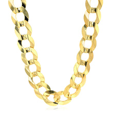 Load image into Gallery viewer, 14k Yellow Gold Solid Curb Chain 10.0mm
