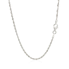 Load image into Gallery viewer, Sterling Silver 2.0mm Singapore Style Chain