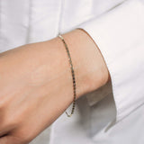 10k Yellow Gold Mariner Link Bracelet 1.7mm thumbnail 4