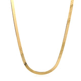 4.0mm 14k Yellow Gold Super Flex Herringbone Chain thumbnail 3