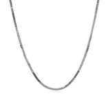14k White Gold Milano Chain 1.1mm thumbnail 3