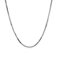 14k White Gold Milano Chain 1.1mm