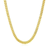 3.2mm 14k Yellow Gold Square Franco Chain thumbnail 2
