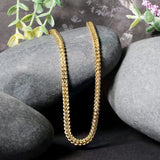 3.2mm 14k Yellow Gold Square Franco Chain thumbnail 3