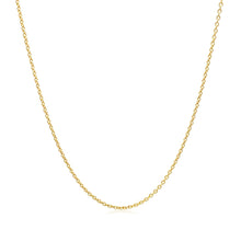 Load image into Gallery viewer, 14k Yellow Gold Round Cable Link Chain 1.1mm