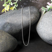 Load image into Gallery viewer, 14k White Gold Bead Chain 1.0mm