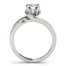 Load image into Gallery viewer, 14k White Gold Bypass Style Round Diamond Ring (1 1/4 cttw)