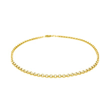 Load image into Gallery viewer, 2.3mm 10k Yellow Gold Rolo Anklet