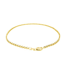 Load image into Gallery viewer, 2.3mm 10k Yellow Gold Rolo Anklet