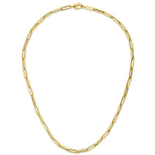 Load image into Gallery viewer, 14K Yellow Gold Bold Paperclip Chain (4.2 mm)