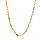 3.4mm 14k Yellow Gold Round Box Chain thumbnail 2