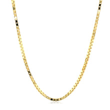 Load image into Gallery viewer, 14k Yellow Gold Semi Solid Box Chain 1.6mm