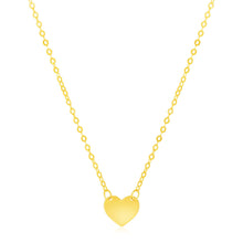 Load image into Gallery viewer, 14k Yellow Gold Polished Mini Heart Necklace