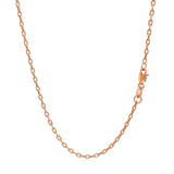 Double Extendable Cable Chain in 14k Rose Gold (1.9mm) thumbnail 3