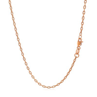Double Extendable Cable Chain in 14k Rose Gold (1.9mm)