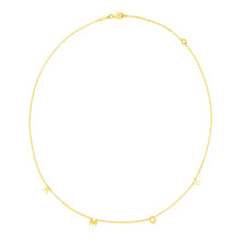 Load image into Gallery viewer, 14k Yellow Gold Amor Necklace