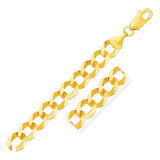 Solid Curb Chain in 14k Yellow Gold (12.18mm) thumbnail 1