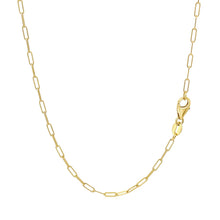 Load image into Gallery viewer, 14K Yellow Gold Fine Paperclip Chain (1.5mm)