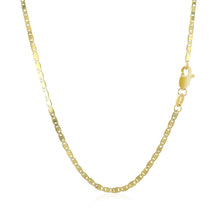 Load image into Gallery viewer, 10k Yellow Gold Mariner Link Chain 1.7mm