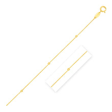 Load image into Gallery viewer, Bead Links Pendant Chain in 14k Yellow Gold (1.5mm)