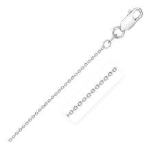 Load image into Gallery viewer, Sterling Silver Rhodium Plated Round Cable Chain 2.6 mm