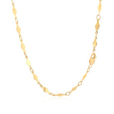 14K Yellow Gold Polished Diamond Motif Chain (3.0mm) thumbnail 2