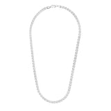 Sterling Silver Rhodium Plated Mariner Chain 6.0mm thumbnail 2