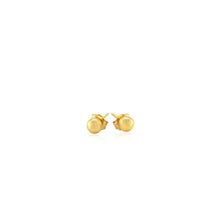 Load image into Gallery viewer, 14k Yellow Gold Ball Style Stud Earrings (4.0 mm)