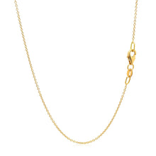 Load image into Gallery viewer, Double Extendable Cable Chain in 14k Yellow Gold (1.0mm)