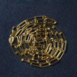 14K Yellow Gold Paperclip Chain (2.5mm) thumbnail 6