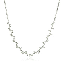 Load image into Gallery viewer, Sterling Silver 18 inch Leaf Motif Chain Necklace