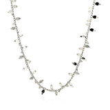 Sterling Silver 18 inch Leaf Motif Chain Necklace thumbnail 2