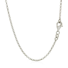 Load image into Gallery viewer, Sterling Silver 18 inch Leaf Motif Chain Necklace