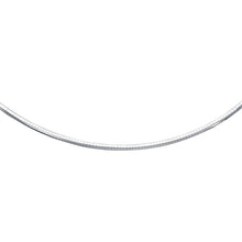 Load image into Gallery viewer, Sterling Silver Classic Omega Chain Necklace (4.0mm)