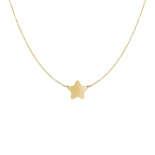 Load image into Gallery viewer, 14k Yellow Gold Necklace with Five Pointed Star