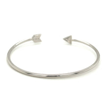 Load image into Gallery viewer, Sterling Silver Polished Arrow Cuff Bangle
