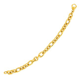 14k Yellow Gold Oval Link Bracelet thumbnail 1