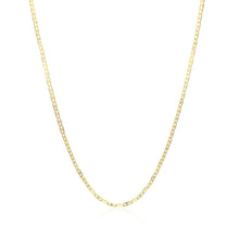 Load image into Gallery viewer, 10k Yellow Gold Mariner Link Chain 1.2mm