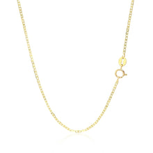 Load image into Gallery viewer, 10k Yellow Gold Mariner Link Chain 1.2mm