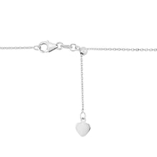 Load image into Gallery viewer, Adjustable Cable Chain in 14k White Gold (1.0mm)