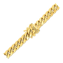 Load image into Gallery viewer, 6.65mm 10k Yellow Gold Semi Solid Miami Cuban Chain