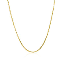 Load image into Gallery viewer, 14k Yellow Gold Round Box Chain 1.35 mm