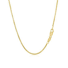 Load image into Gallery viewer, 14k Yellow Gold Round Box Chain 1.35 mm