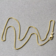 Load image into Gallery viewer, 14k Yellow Gold Round Box Chain 1.35 mm